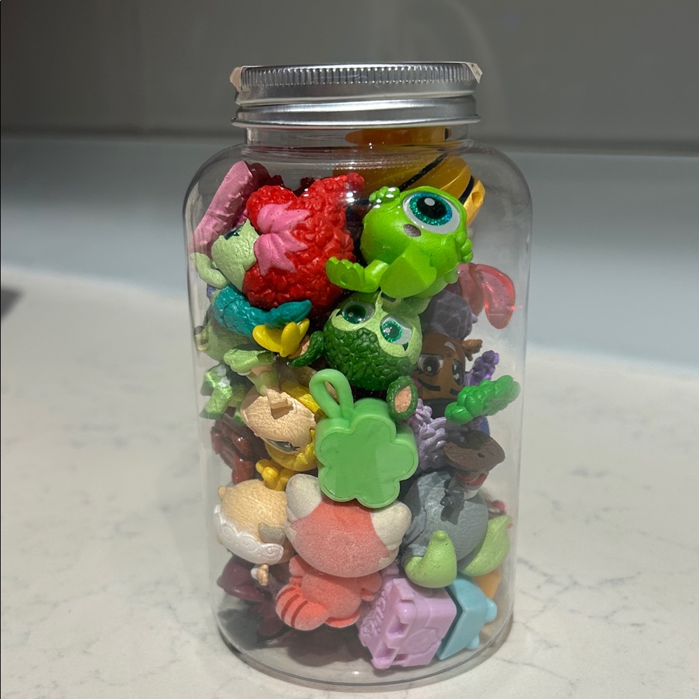 Mixed Toy Trinket Jar - Assorted Colors